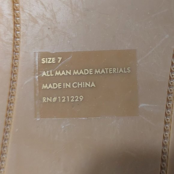 Fifth & Luxe Clear Bling Studded Rhinestone Clear Sandals SIZE 7 Cushioned Insol - Picture 9 of 9